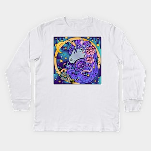 Unicorns 157 (Style:1) Kids Long Sleeve T-Shirt